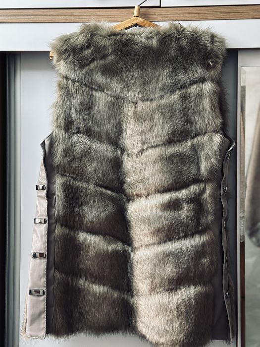 Меховой жилет женский