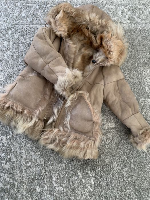 Детско яке от еко кожа, топло и удобно