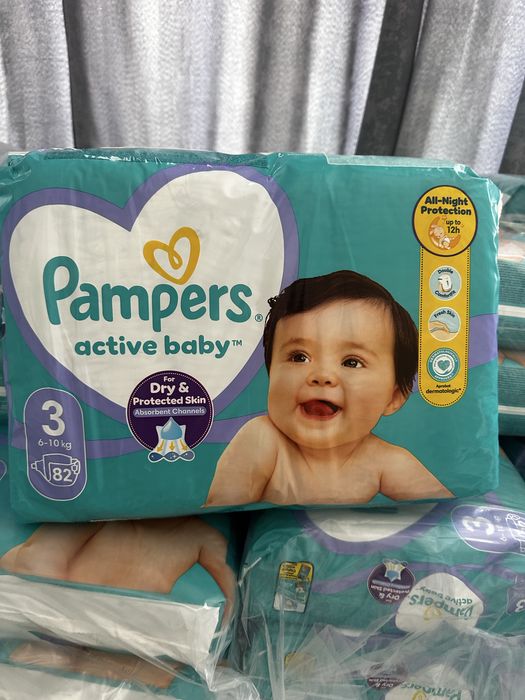 Pampers nr 3 82 buc pe bax noi