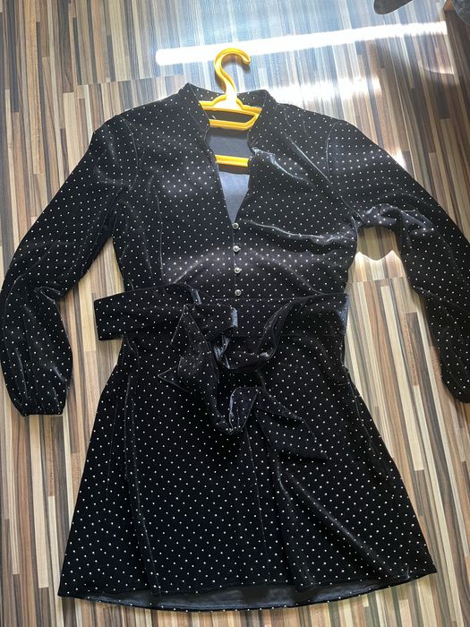 Рокля Зара Със Златисти топченца