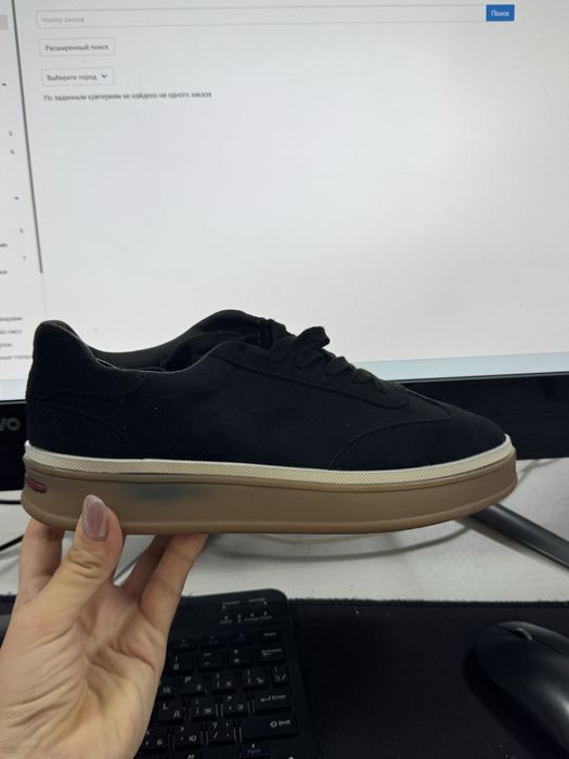 Обувь кеды новые, черные