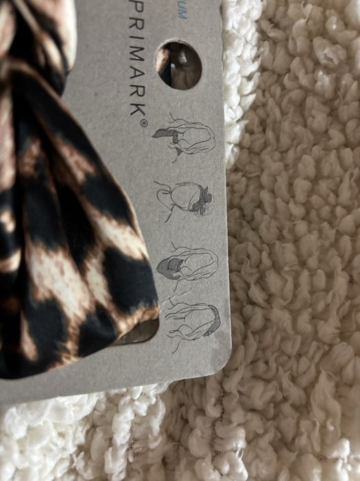 Eșarfă de păr Primark cu imprimeu leopard – nouă cu etichetă