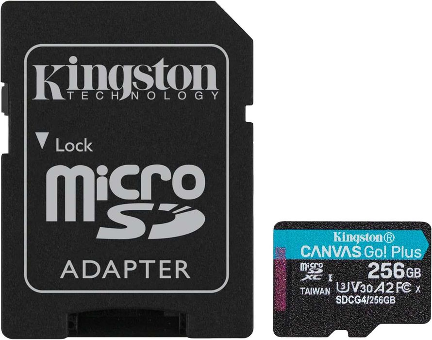 Карта памет Kingston Canvas Go Plus 256GB microSDXC