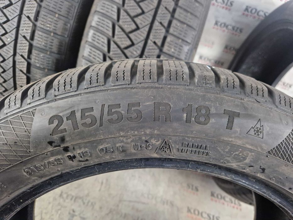 Anvelope second hand iarna m+s 215 55 18 Continental