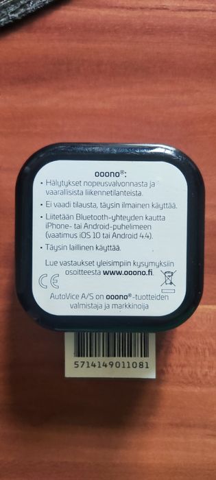 OOONO  detector radar impecabil