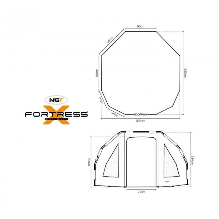 Палатка NGT Fortress Bivvy 2 Man/Палатка Carp Pro