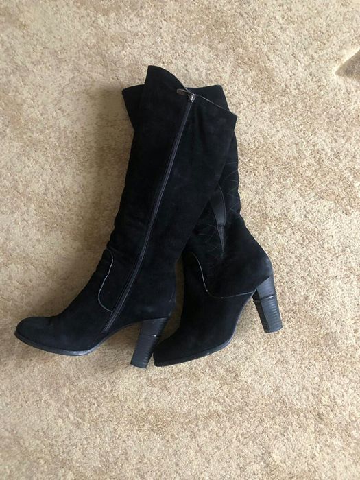 Сапоги полностью натуральные, 40 р.