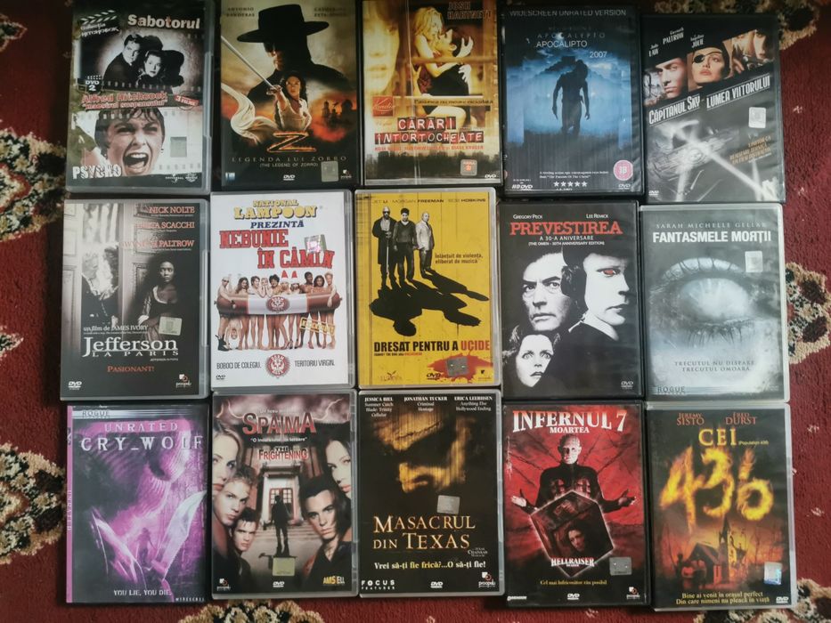 Filme pe DVD de top Horror Crima Thrriler   - Saw 2 Saw 4-5 /King Kong