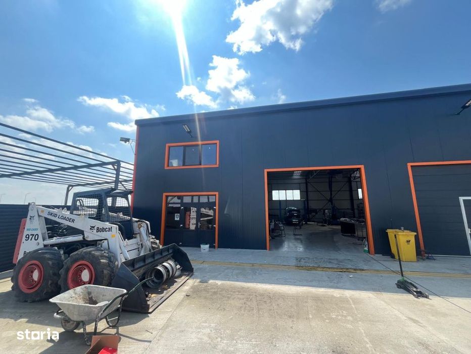 Teren 12.600 mp cu hala noua 600 mp, oportunitate investitie