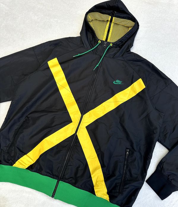 Мъжка ветровка Nike Sportswear (Jamaica 2008) - размер XXL, Отлично състояние (Разделяща се на две)
