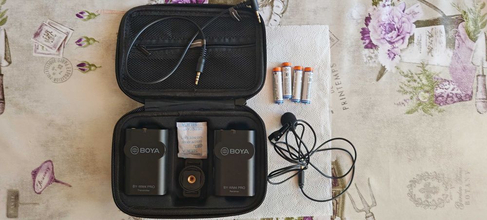 Boya BY-WM4 Pro – sistem microfon wireless lavalieră