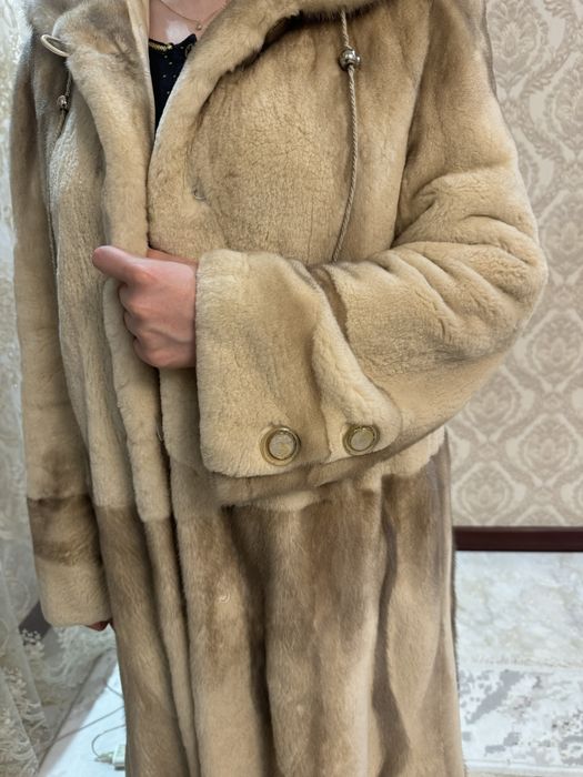 Шуба норковая длинная