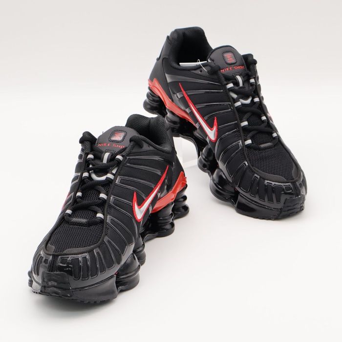 !НОВИ! Nike Shox TL | Black/Red | + КУТИЯ