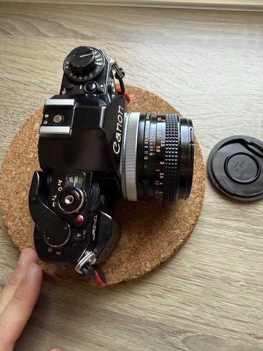 Canon A-1 50mm + doua obiective