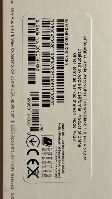 Apple watch ultra 3 cellular