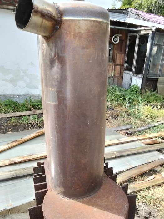 Печка буржуйка вместительная