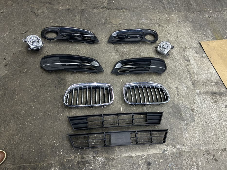 Grile proiectoare bara bmw f10 f11 facelift grila distronic