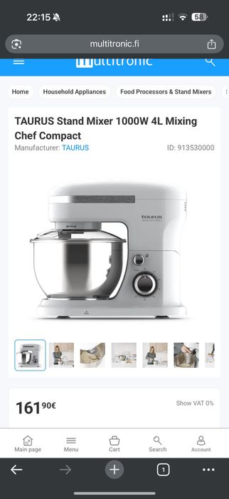 Robot de bucătărie taurus