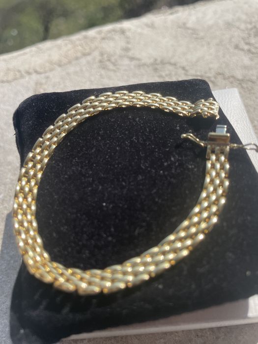 Златна гривна 18к