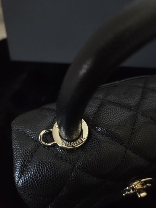 Chanel Mini Coco Handle Bag Gold Hardware