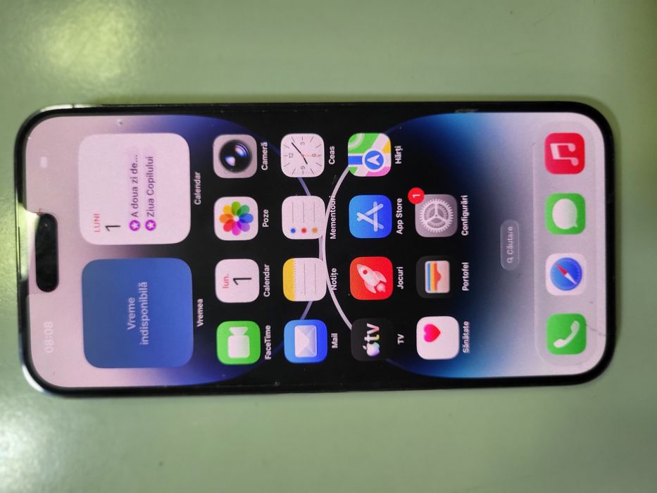 Iphone 14 Pro Max Deep Purple Impecabil Ca Nou Poze Reale 256gb 82%