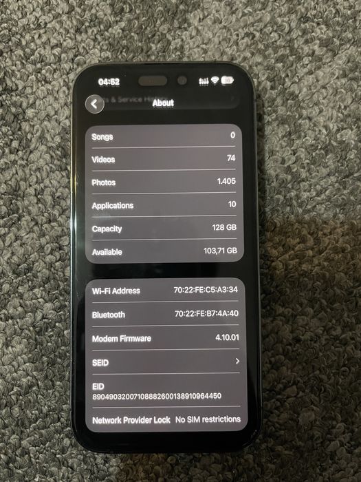 Iphone 14 Pro Deep Purple