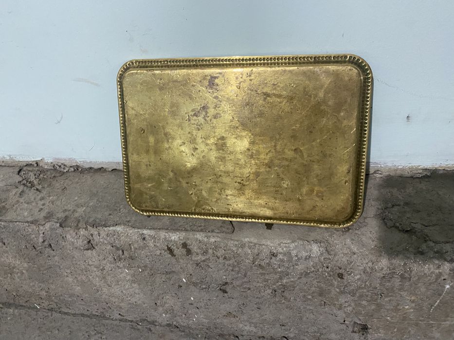 Поднос из латуни