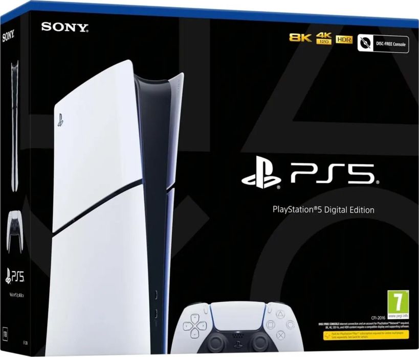 Playstation 5 slim 825gb/гб новый.