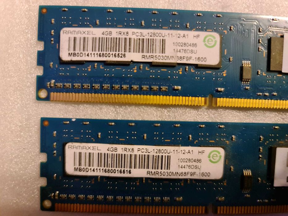 Memorie RAM Ramaxel 4GB PC3-12800 DDR3-1600MHz non-ECC