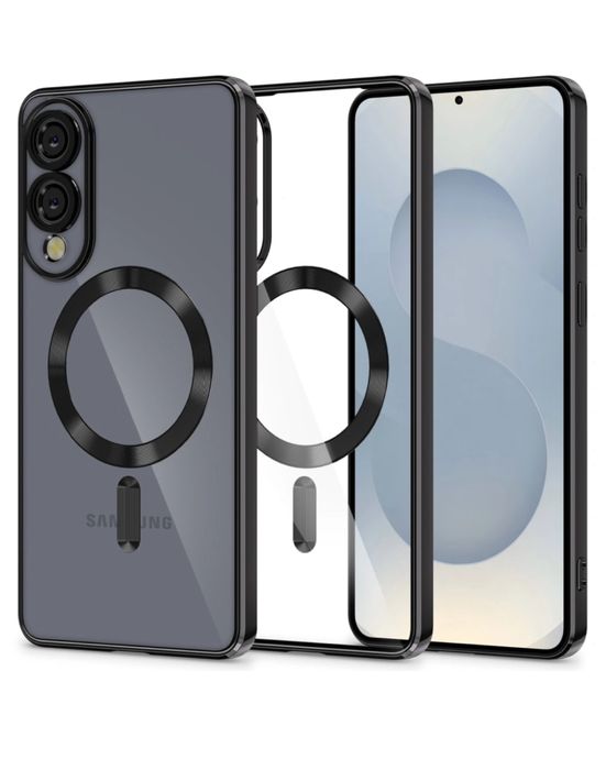 Husa Magnetica Luxury Camera Safe Folie Sticla - Samsung S25 EDGE