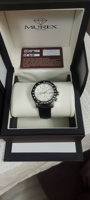 Swiss Made часовник Murex Chronograph ISC951-SBL-1 – нов, 44 мм