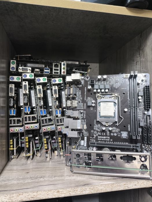 Asus-Gigabyte-Biostar H110 DDR4 35шт