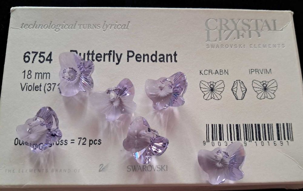 Swarovski Elements кристални пеперуди