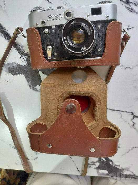 Фотоаппарат ФЕД 3 с фотовспышкой