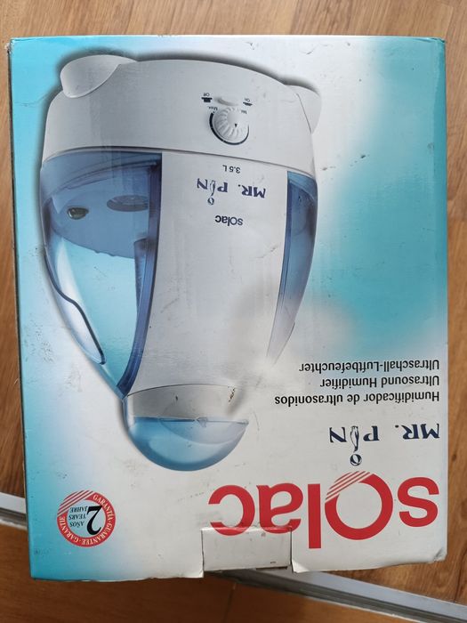 Чисто нов ултразвуков овлажнител за въздух Solac Mr. Pin (3.5L)