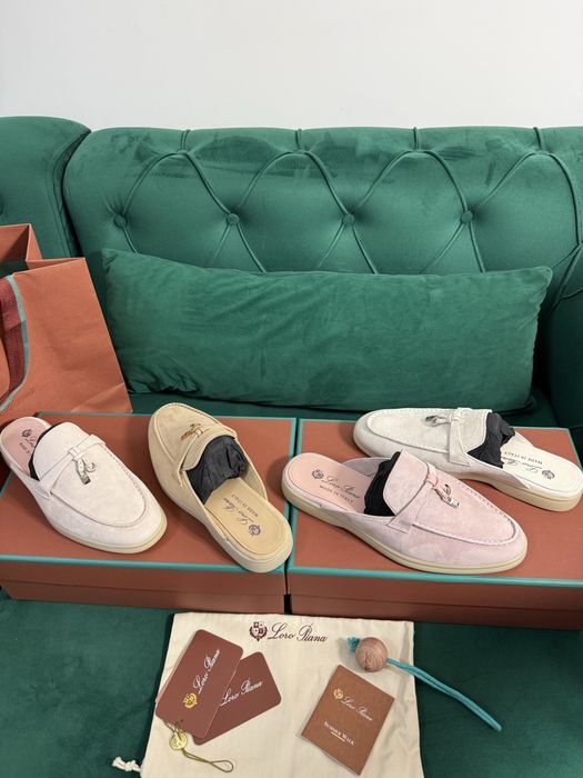 Mocasini Loro Piana piele naturala 100% Full Box colectie noua