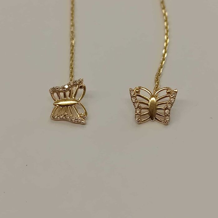 Cercei aur 14k (ag49 Esplanada b.7687) Garantie 2 Ani