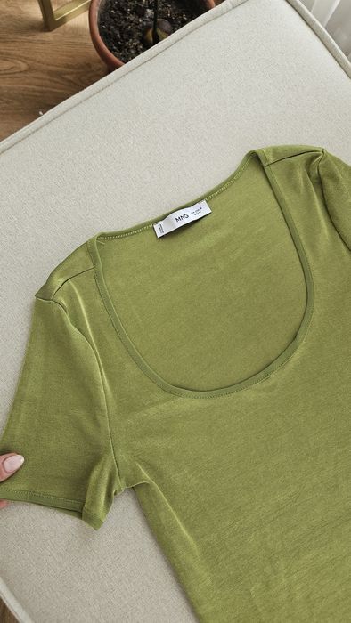 MANGO Плътна Тениска, размер М