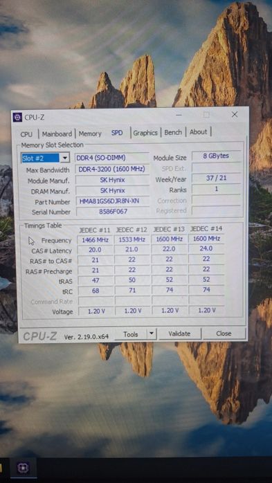 16 gb ddr4 3200mhz sodimm