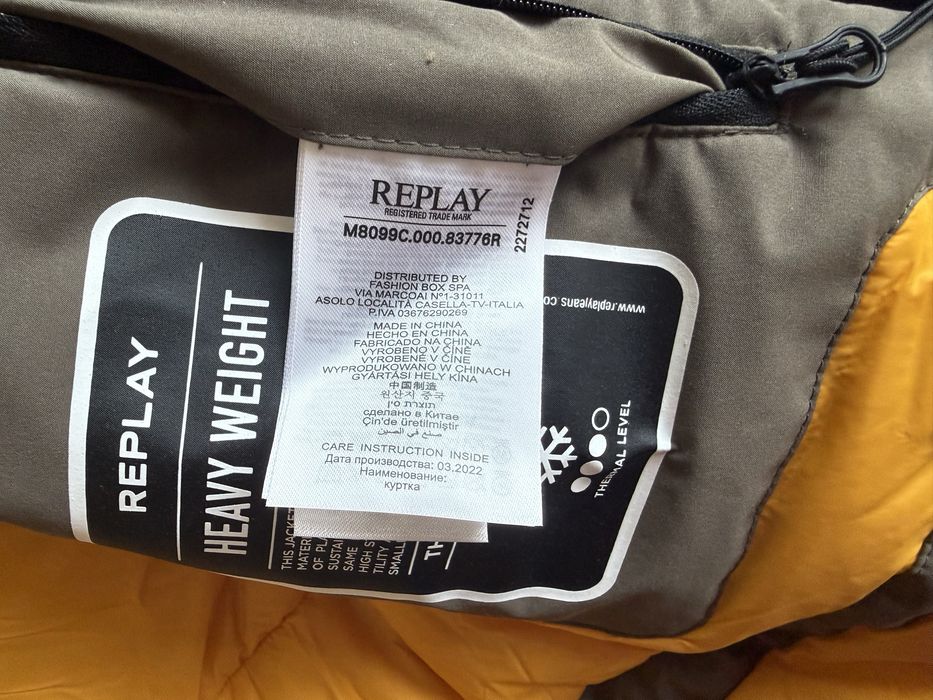 Replay Hooded Parka Jacket ОРИГИНАЛНО мъжко зимно яке/парка - M