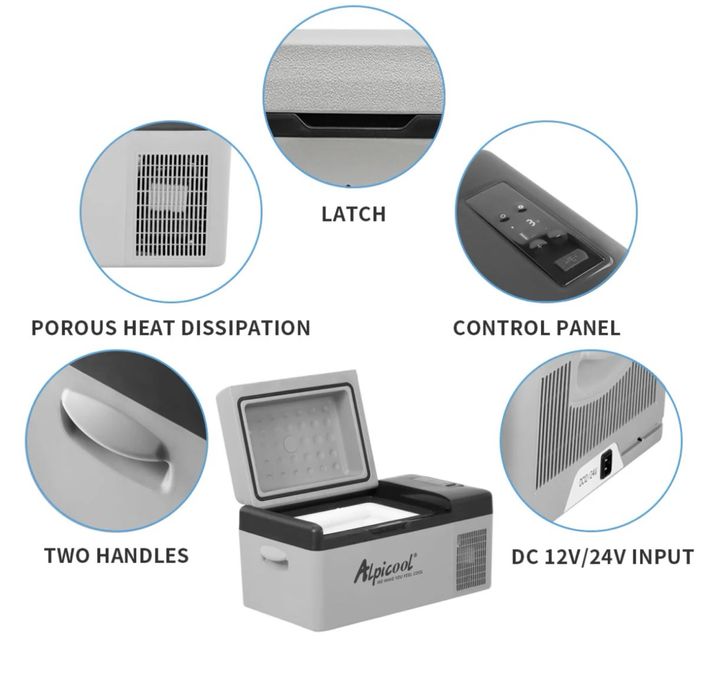 Преносим компресорен хладилник/фризер 20л. 12/24/220V ALPICOOL