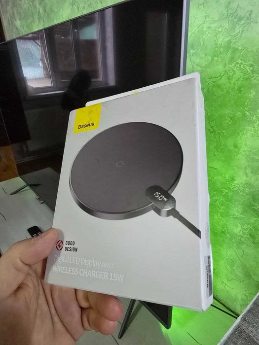 Baseus 15w Беспроводная зарядка Wireless charger 15 ватт Zaryadka