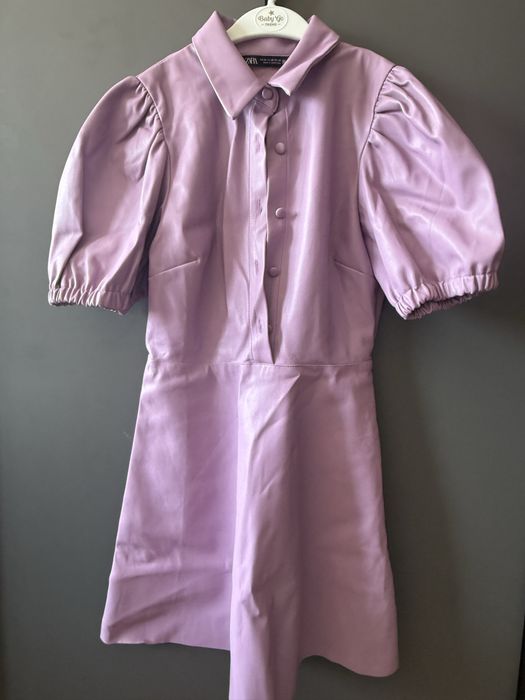 Кожаное платье Zara