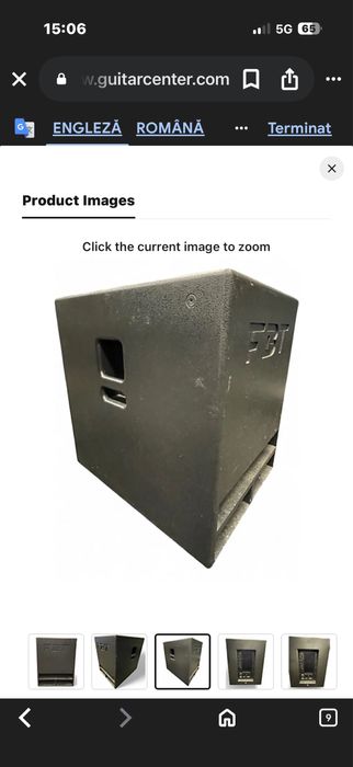 2 buc FBT Maxx 10sa, Subwoofer amplificat 900 W