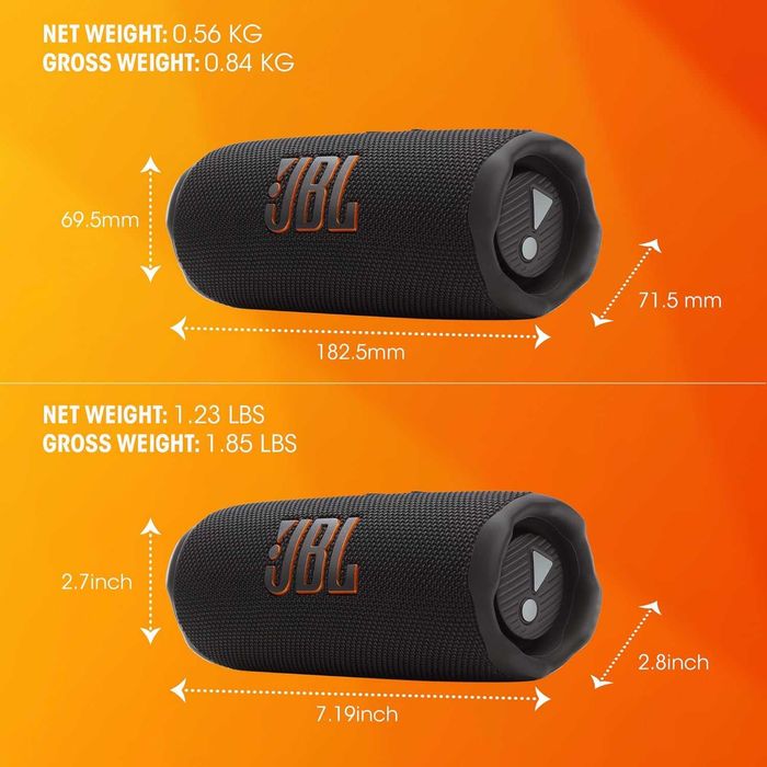 Нов! 2г Гаранция! JBL Flip 7 - Водоустойчив bluetooth спийкър (черен)
