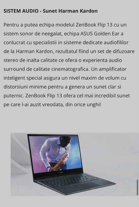 Asus Zenbook Flip 13 - Ecran Oled