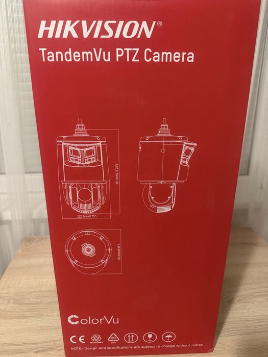 Камера Hikvision 6+4 MP 32X TandemVu ColorVu PTZ
