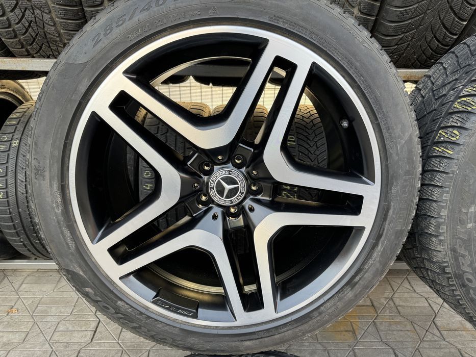 jante originale mercedes amg r21 gle gls w166 echipate iarna