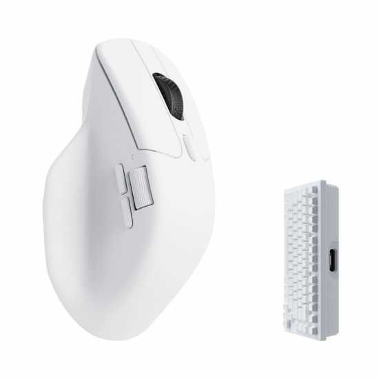 }Мышь Keychron M6 BT/WL/USB-A/USB-C, 4K, белый M6-A5