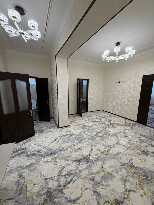 Yangi dom 100m2 2 xona 3 xona qilingan barcha  qulayliklar mavjud